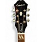 Used Epiphone Dove Pro Alpine White Acoustic Electric Guitar
