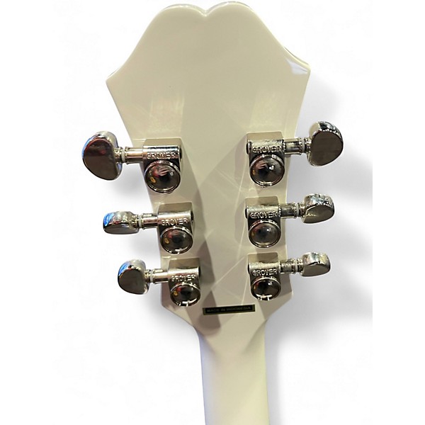 Used Epiphone Dove Pro Alpine White Acoustic Electric Guitar