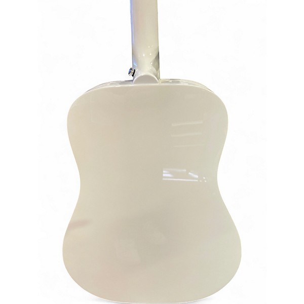 Used Epiphone Dove Pro Alpine White Acoustic Electric Guitar