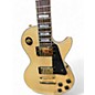 Used 2015 Epiphone LES PAUL ANNIVERSARY NATURAL FLAME TOP Solid Body Electric Guitar