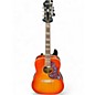 Used Epiphone hummingbird orange Acoustic Guitar