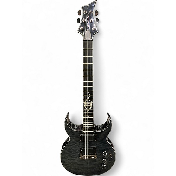 Used Ethan Hart EH-2 Charcoal Solid Body Electric Guitar