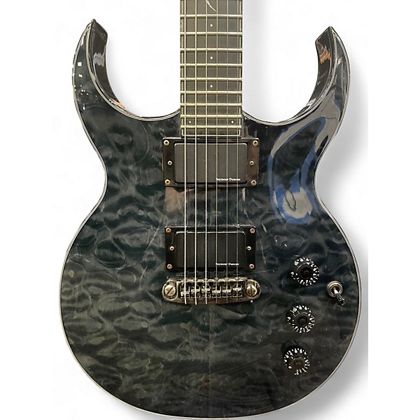 Used Ethan Hart EH-2 Charcoal Solid Body Electric Guitar