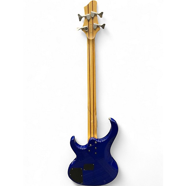 Used Ibanez BTB400QM Blue Electric Bass Guitar