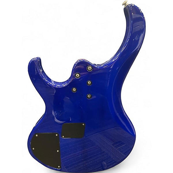 Used Ibanez BTB400QM Blue Electric Bass Guitar