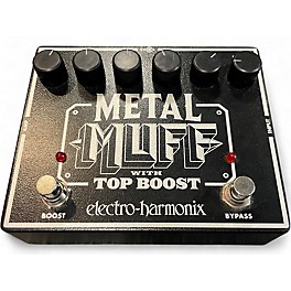 Used Electro-Harmonix Metal Muff Distortion With Top Boost Effect Pedal
