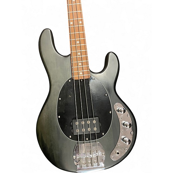 Used Sterling by Music Man Sub 4 Satin Black Electric Bass Guitar
