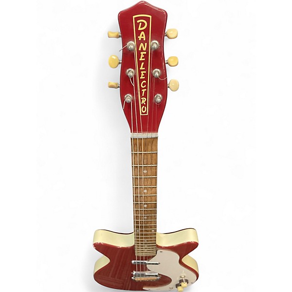 Used Danelectro Stock '59 Dakota Red Solid Body Electric Guitar