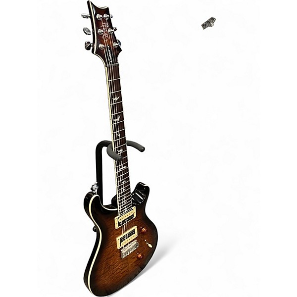 Used PRS SE Custom 24 Trans Brown Solid Body Electric Guitar