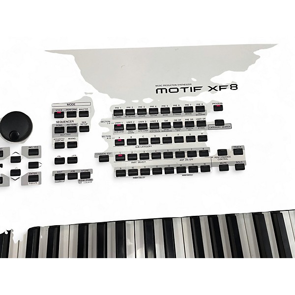Used Yamaha Motif XF8 88 Key Keyboard Workstation