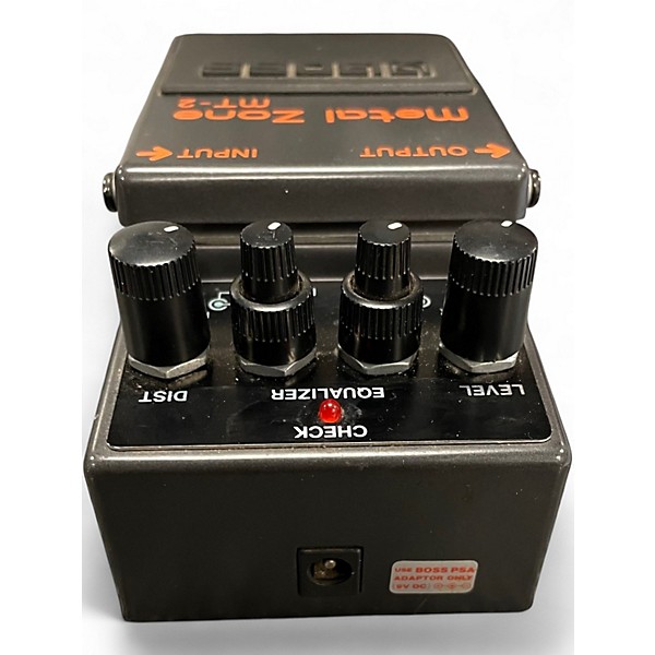 Used BOSS MT2 Metal Zone Distortion Effect Pedal