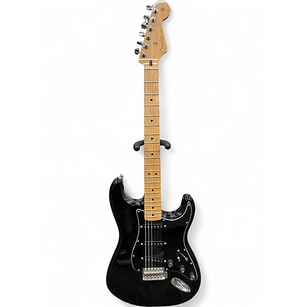 Used 2017 Fender FSR Standard Stratocaster Black Solid Body Electric Guitar