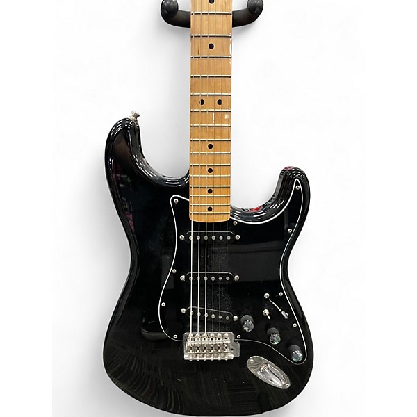 Used 2017 Fender FSR Standard Stratocaster Black Solid Body Electric Guitar