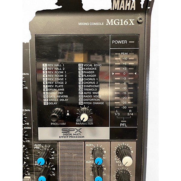 Used Yamaha MG16X Unpowered Mixer