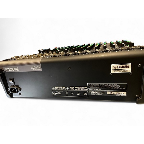 Used Yamaha MG16X Unpowered Mixer