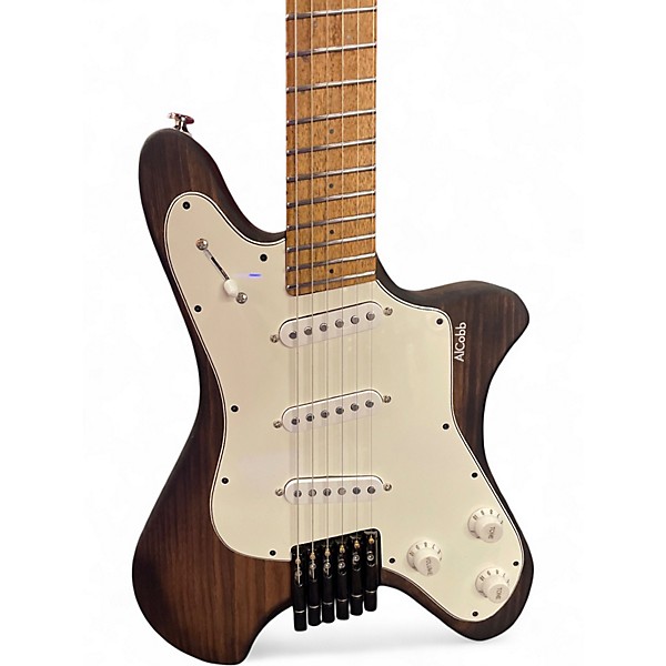 Used 2024 Alcobb NEOCASTER Brown Solid Body Electric Guitar