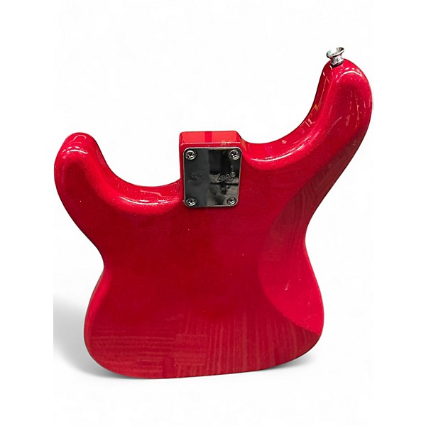 Used Squier Affinity Stratocaster red sparkle Solid Body Electric Guitar