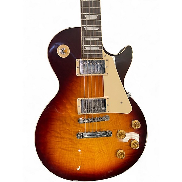 Used Gibson LES PAUL STANDARD 50S AAA QUILT BOURBON BURST Solid Body Electric Guitar