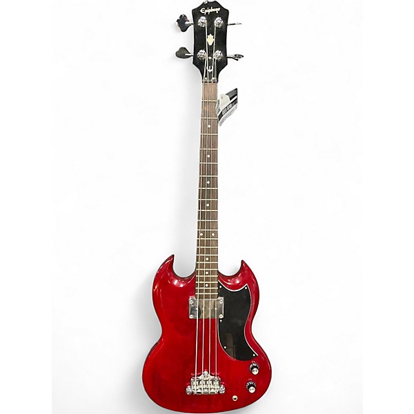 Used Epiphone SG BASS Red Electric Bass Guitar