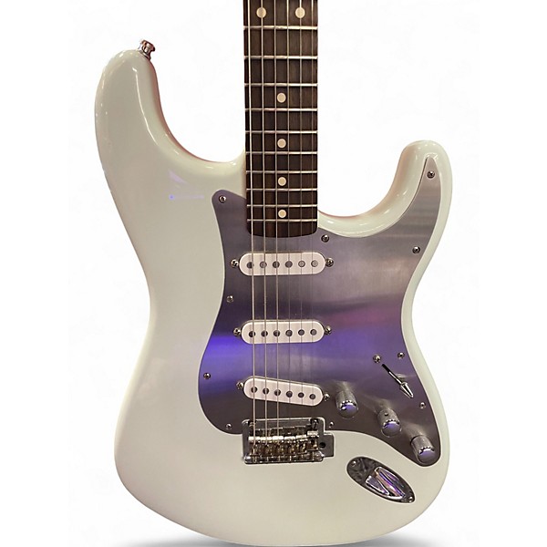 Used 2012 Fender Standard Stratocaster Arctic White Solid Body Electric Guitar