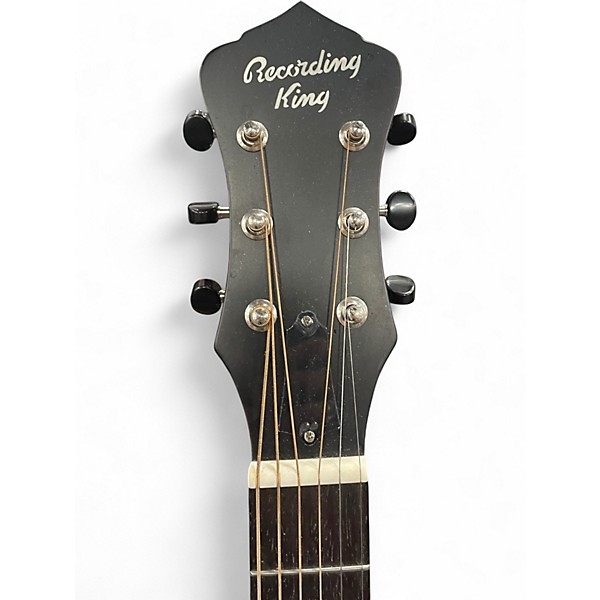 Used Recording King RM-998-R Chrome Silver Resonator Guitar