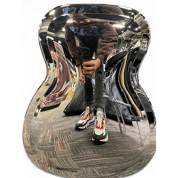 Used Recording King RM-998-R Chrome Silver Resonator Guitar