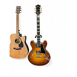 Used Eastman T486 Honey Burst Hollow Body Electric Guitar