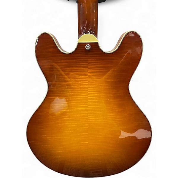 Used Eastman T486 Honey Burst Hollow Body Electric Guitar