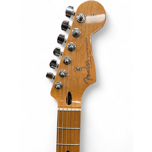 Used Fender Standard Stratocaster HSS Black Solid Body Electric Guitar