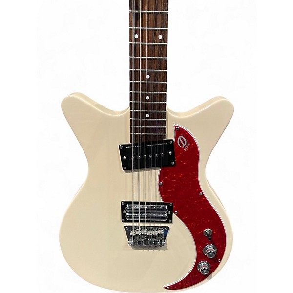 Used Danelectro 59XT Cream Solid Body Electric Guitar