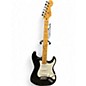 Used Fender stratocaster 75th anniversary mexico black Solid Body Electric Guitar thumbnail
