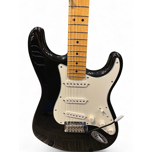 Used Fender stratocaster 75th anniversary mexico black Solid Body Electric Guitar