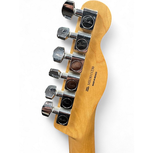 Used Fender Player Telecaster Left Handed 3 Color Sunburst Solid Body Electric Guitar