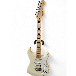 Used Fender Player Stratocaster HSS Olympic White Solid Body Electric Guitar
