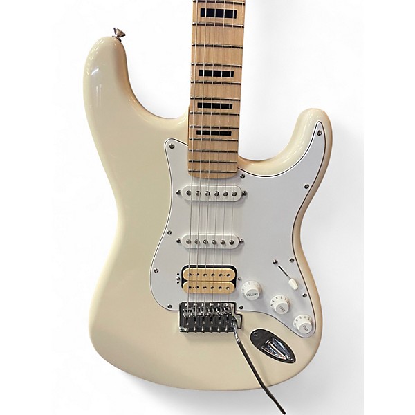 Used Fender Player Stratocaster HSS Olympic White Solid Body Electric Guitar