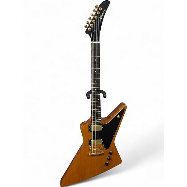 Used 2016 Epiphone Korina 1958 Explorer Natural Solid Body Electric Guitar