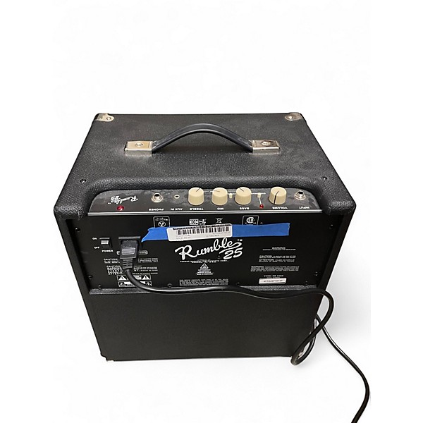 Used Fender Rumble 25 25W 1x8 Bass Combo Amp