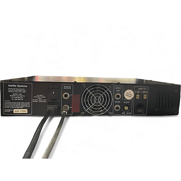 Used Hartke Model 3500 Bass Amp Head