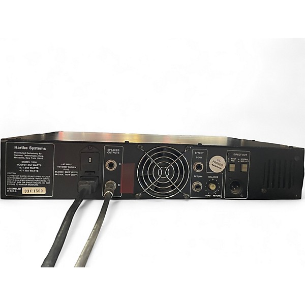Used Hartke Model 3500 Bass Amp Head