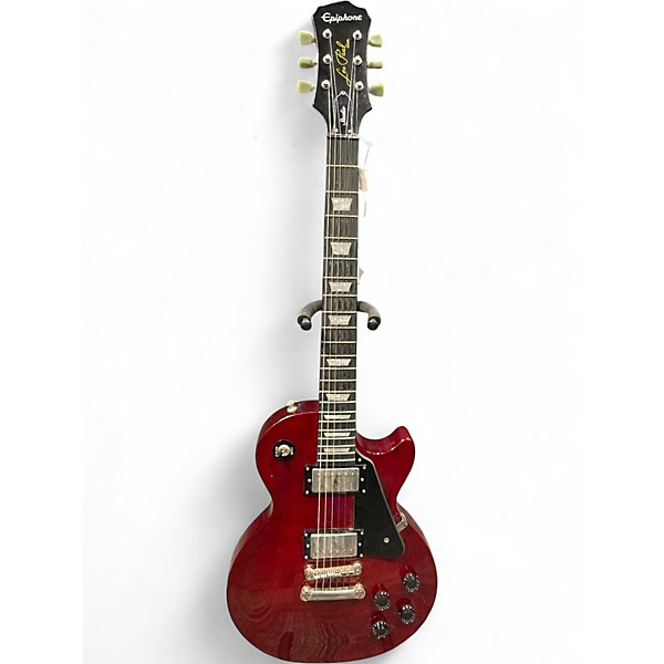 Used Epiphone Les Paul Studio Burgundy Solid Body Electric Guitar