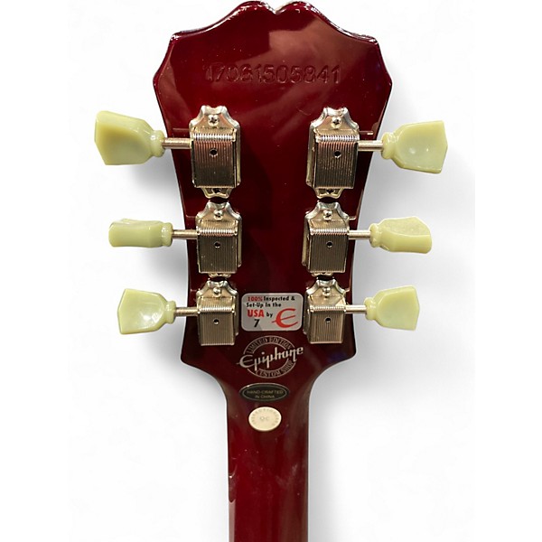 Used Epiphone Les Paul Studio Burgundy Solid Body Electric Guitar