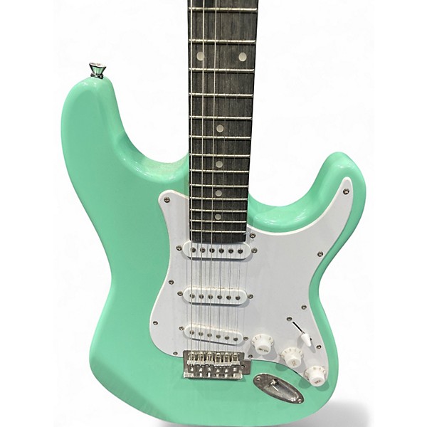 Used Ashthorpe STRAT Seafoam Green Solid Body Electric Guitar
