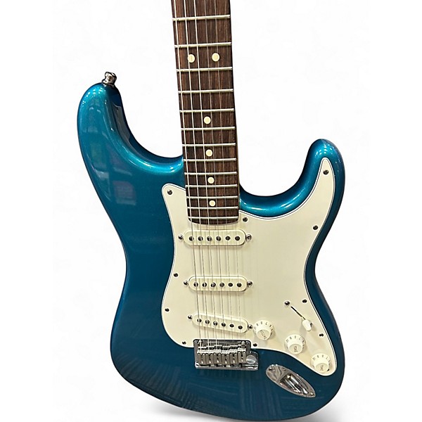 Used 2001 Fender American Standard Stratocaster Aqua Marine Metallic Solid Body Electric Guitar