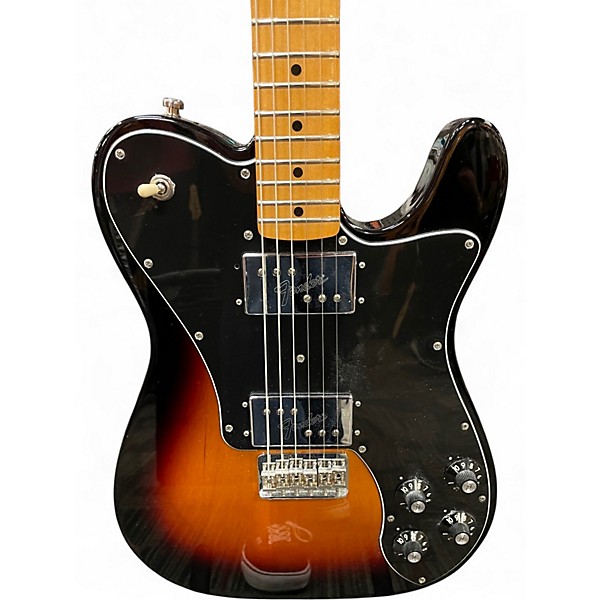 Used Fender Vintera 70s Telecaster Deluxe 3 Color Sunburst Solid Body Electric Guitar