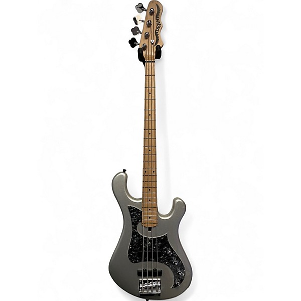 Used Dean Hillsboro J Active Metallic Silver Electric Bass Guitar