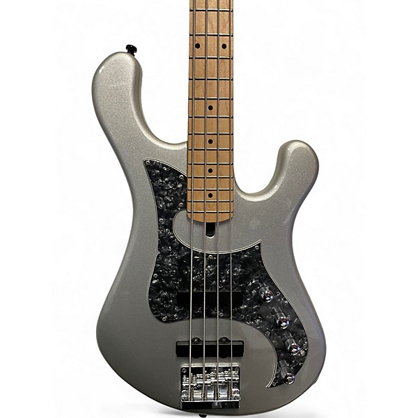 Used Dean Hillsboro J Active Metallic Silver Electric Bass Guitar