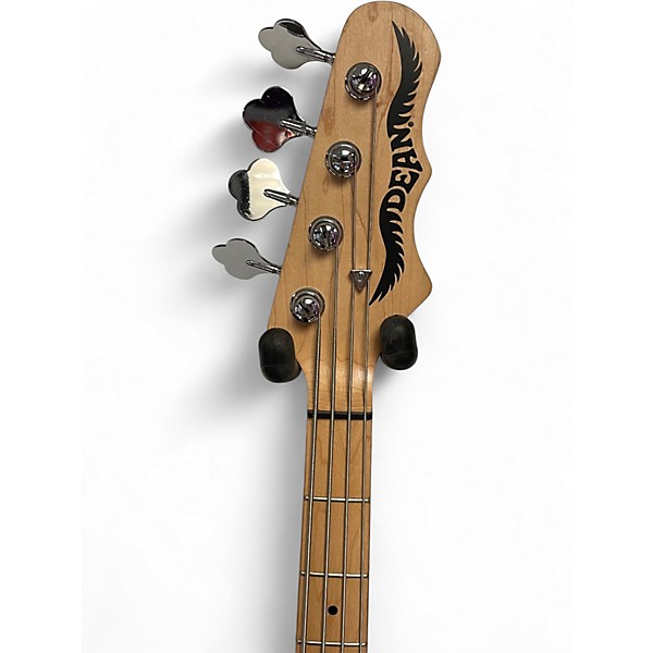 Used Dean Hillsboro J Active Metallic Silver Electric Bass Guitar