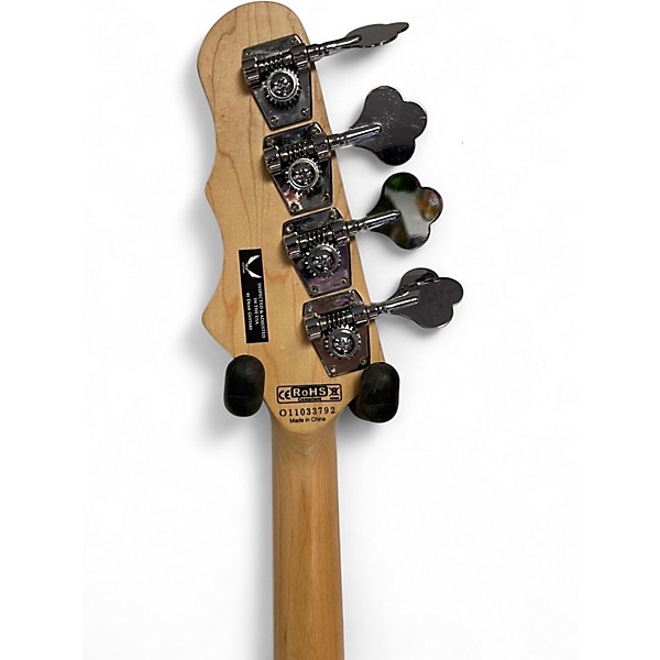 Used Dean Hillsboro J Active Metallic Silver Electric Bass Guitar