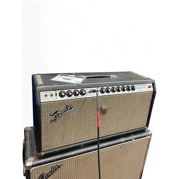 Vintage 1970s Fender DUAL SHOWMAN WITH 2X15 CABINET Tube Guitar Amp Head