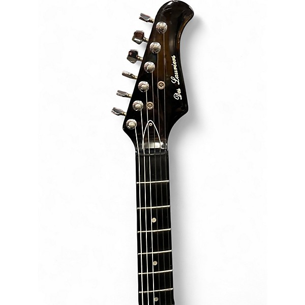 Used 1970s Des Lauriers S Style Black Solid Body Electric Guitar